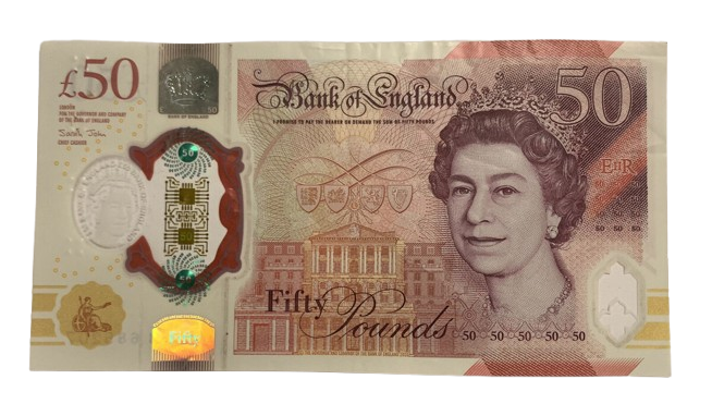 Prop Money £50 Pound Note - Australian Prop Money For Film & TV